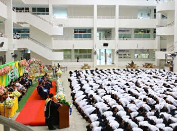 พิธีไหว้ครู 2561
หยิบดอกหญ้ามาเรียงร้อยเป็นมาลัย
เอาหัวใจมาร้อยเรียงเป็นมาลี
เคารพท่านครูบาอาจารีย์
ผู้สอนศิษย์ให้เป็นคนดีและมีวิชา????
????เชิญชวนนักศึกษาเข้าร่วม
