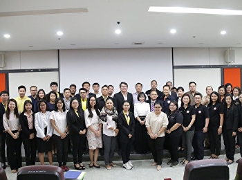Mr. Suwat Nualkaw, Deputy Dean for
Administration, welcomed Mrs. Wichitra
Buranavanich, Director of the Institute
for Skill Development 16, Nakhon Pathom,
in the opening ceremony of the training
course for skill