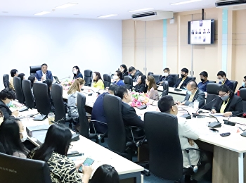 ผู้ช่วยศาสตราจารย์ ดร.คมสัน โสมณวัตร
คณบดีวิทยาลัยโลจิสติกส์และซัพพลายเชน
มหาวิทยาลัยราชภัฏสวนสุนันทา
วิทยาเขตนครปฐม
เป็นประธานต้อนรับคณะกรรมการการตรวจประเมินคุณภาพการศึกษาภายใน
ประจำปีการศึกษา 2562