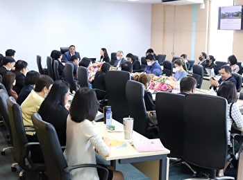 ผู้ช่วยศาสตราจารย์ ดร.คมสัน โสมณวัตร
คณบดีวิทยาลัยโลจิสติกส์และซัพพลายเชน
มหาวิทยาลัยราชภัฏสวนสุนันทา
กล่าวต้อนรับคณะกรรมการตรวจประเมินคุณภาพการศึกษาภายใน