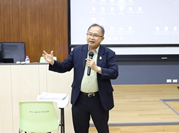 Mr. Suwat Nualkaw, Deputy Dean for
Administration, lectured on the subject
“Introduction to the National Skill
Standard Tests