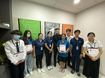 Dr.Wissawa Aunyawong visited internship
students at DSV Air & Sea Co., Ltd.