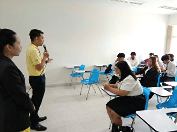 อ.ณัฐพล  วัฒนไชย
หัวหน้าสาขาวิชาการจัดการ โลจิสติกส์
จังหวัดระนอง
พร้อมด้วยอาจารย์ประจำสาขาพบนักศึกษาชี้แจงแนวทางการจัดการเรียนการสอน
การสอบ
การสอบวัดความรู้ภาษาอังกฤษและเทคโนโลยีสารสนเทศ
การสอบมาตรฐานฝีมือแรงงาน แก่นักศึกษา