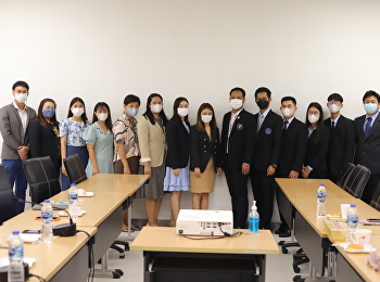 “Supply Chain Management Game Training
(Beer Game)” activity to extend
knowledge from teachers to students. of
Saha College of Business Administration
Technology