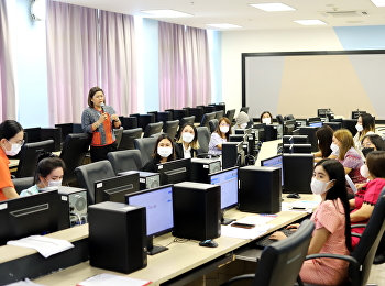 การอบรมการใช้งานระบบ e-office/
ระเบียบการเบิกจ่าย/ การเขียนโครงการ/
ระบบแบบประเมินผลการปฏิบัติราชการ
ให้แก่อาจารย์ และเจ้าหน้าที่ใหม่
วิทยาลัยโลจิสติกส์และซัพพลายเชน