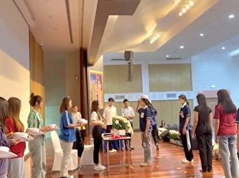 May 31, 2024, the Maritime Business
Department practices giving hats to
third-year students.