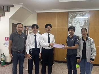 รองคณบดีฝ่ายกิจการพิเศษ ดร.พงษ์เทพ ภูเดช
 ส่งนักศึกษาสาขาการจัดการการขนส่ง  ปี 4
ที่ผ่านการคัดเลือกเข้าฝึกงาน บริษัท
พีทีจี เอ็นเนอยี จำกัด มหาชน  (fleet
รถน้ำมัน)