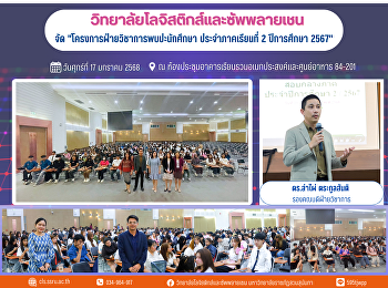 The College of Logistics and Supply
Chain organized the “Academic Meets
Students Project for the 2nd Semester of
the 2024 Academic Year”