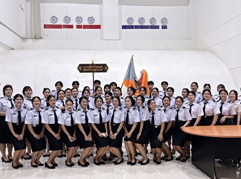 The rehearsal for the pinning ceremony
of the Class of 2025 students in the Air
Cargo Transportation Management program,
in preparation for the official ceremony
scheduled for Monday, October 19, 2026.